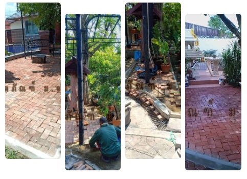 รีวิว งานอิฐโบราณกับงานปูพื้น