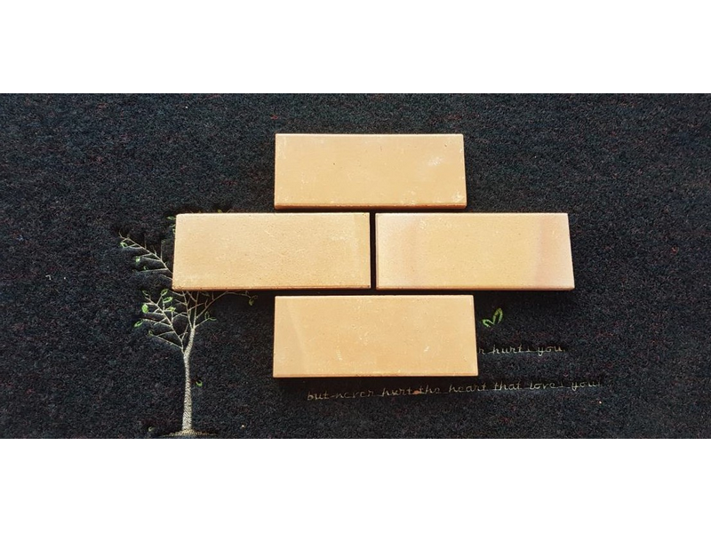 กระเบื้องดินเผาแปะผนัง 2.5 x 6.5